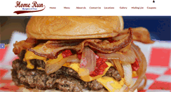 Desktop Screenshot of homerunburger.com
